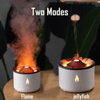 Jellyfish Flame Air Essential Oil Diffuser Humidifier - GiftMira