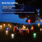 Jellyfish Lamp Bluetooth Speaker – 16 Color LED Aquarium Mood Night Light with Music Sync - GiftMira