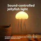 Jellyfish Lamp Bluetooth Speaker – 16 Color LED Aquarium Mood Night Light with Music Sync - GiftMira