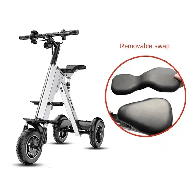 K7S Mini Foldable 3 - Wheel Electric Scooter – 250W, 36V 7.8Ah Battery, 3 - Speed, Reverse, 15 MPH, Teens & Adults - GiftMira