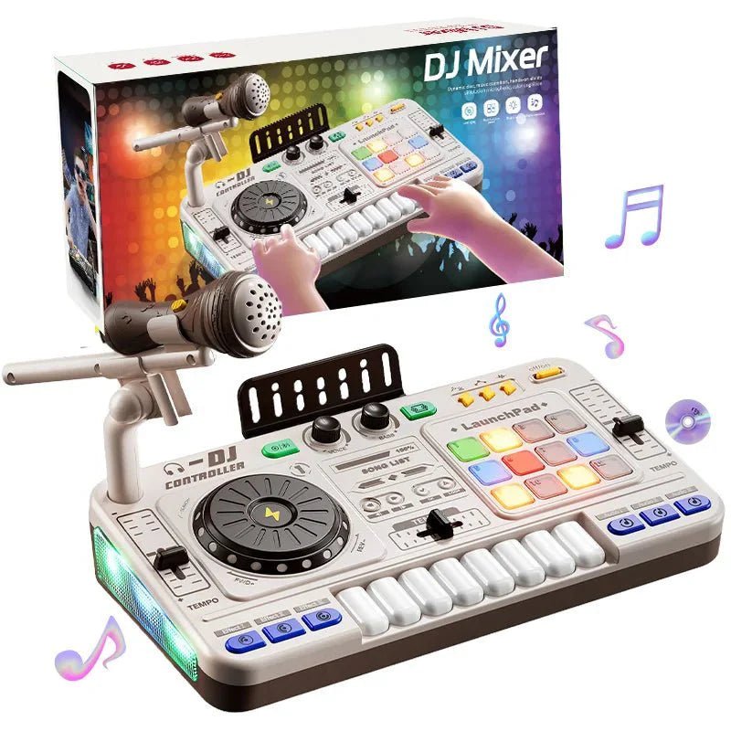 Kids Simulation DJ Mixer Controller | Multifunctional Musical Learning Toy - GiftMira