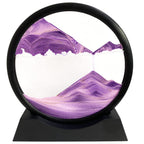 Kinetic Moving Sand Art Picture | Liquid Motion Glass Frame Desktop Decor - GiftMira