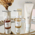Korean Skincare Gift Set Rice Probiotic Toner Face Cream Eye Cream Essence Oil Sunscreen SPF50 - GiftMira