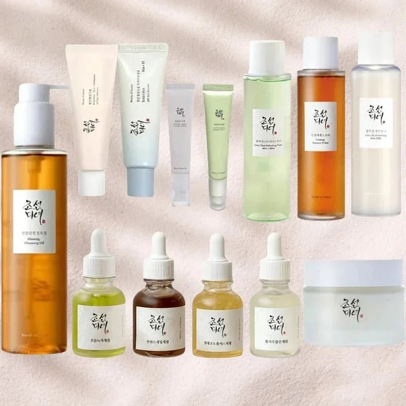 Korean Skincare Gift Set Rice Probiotic Toner Face Cream Eye Cream Essence Oil Sunscreen SPF50 - GiftMira