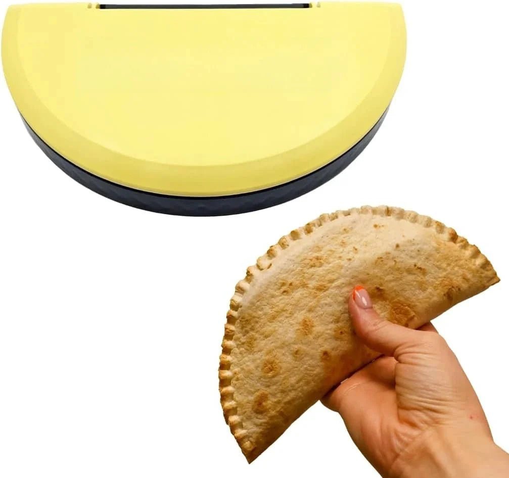 Large Tortilla Sealer Press for 10–12 Inch Tortillas, Manual Kitchen Tool for Sealed Tacos, Quesadillas & Burritos – Fun Cooking Gift - GiftMira