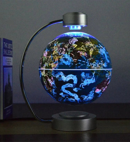 Levitating Globe 8" LED Luminous Floating World Map Globe Gift for Men Home Office - GiftMira