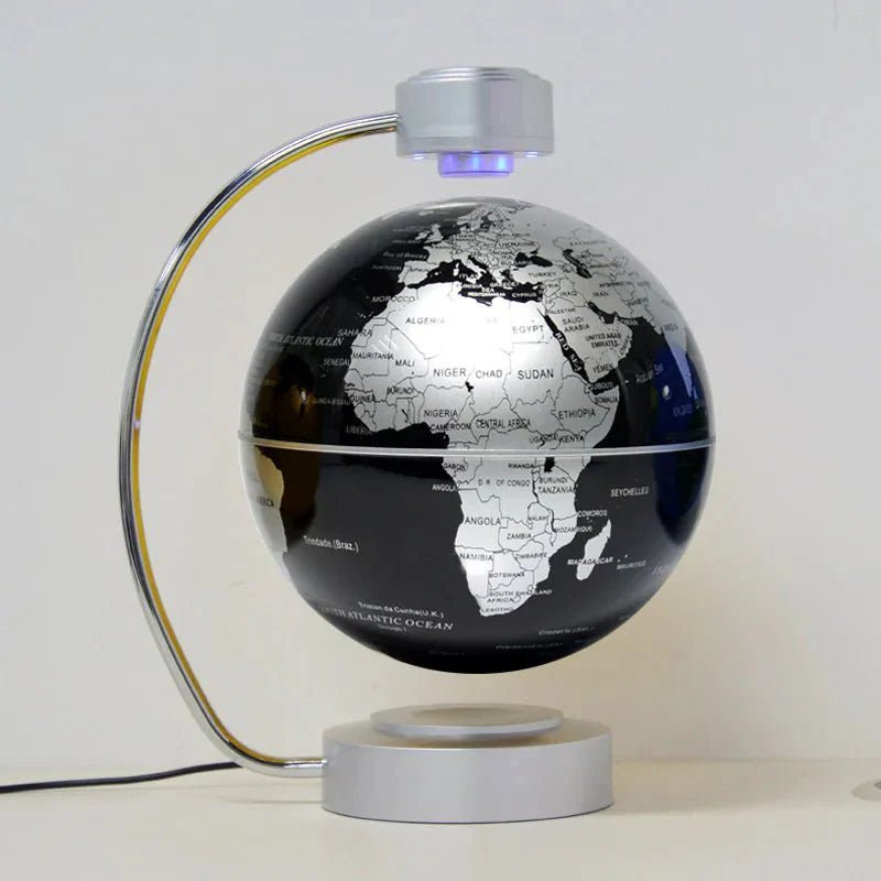 Levitating Globe 8" LED Luminous Floating World Map Globe Gift for Men Home Office - GiftMira