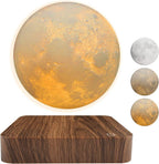 Levitating Moon Lamp — Magnetic Floating & Spinning 3D Night Light, 16 Colors, Desk Gift - GiftMira