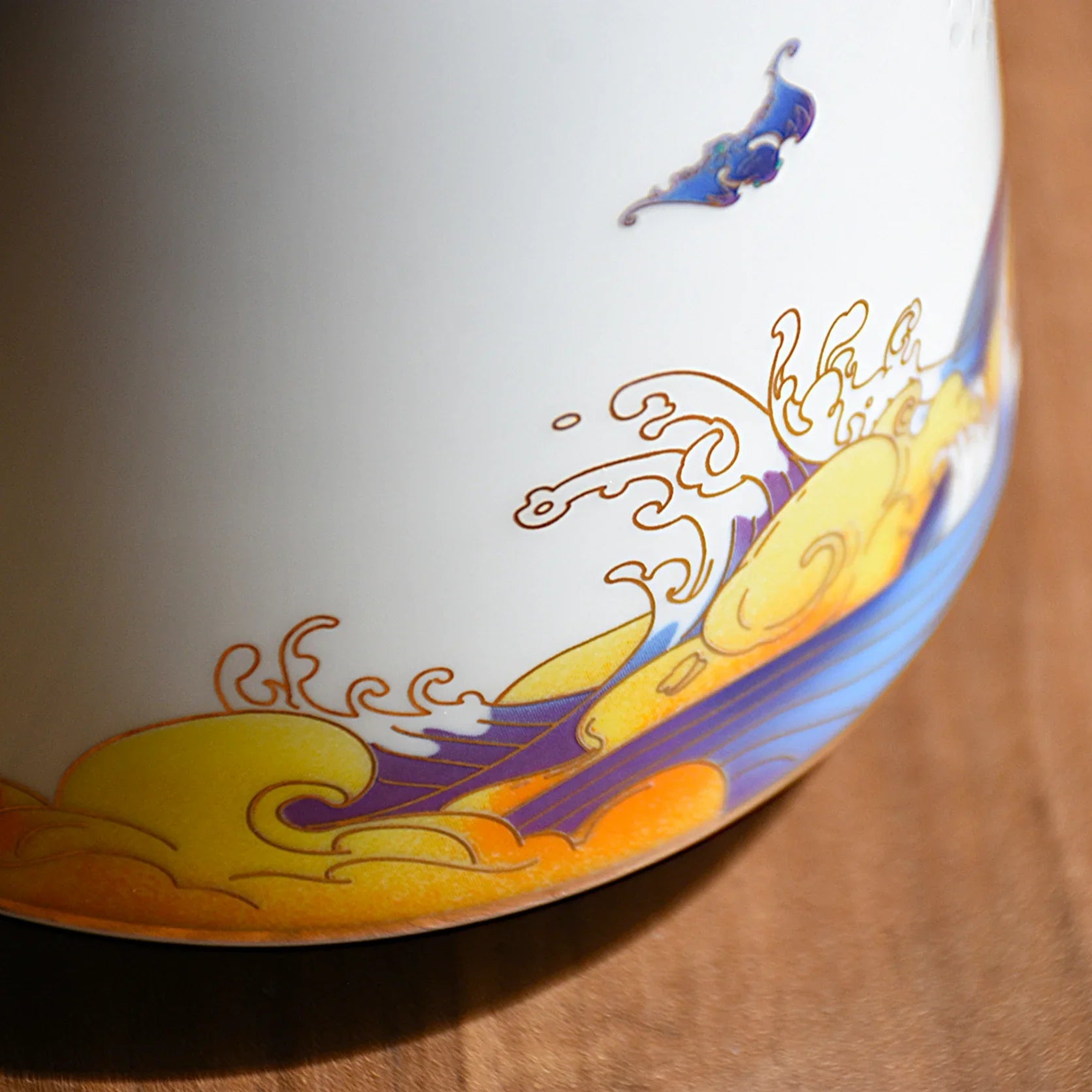 LIANHUA POTTERY Handcrafted Linglong Porcelain Mug with Tea Strainer - GiftMira
