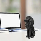 Lion Figurine Nordic Style Animal Sculpture Resin Lion Statue Home Office Garden Decor Gift - GiftMira
