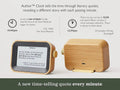 Literary Quote Clock - Tells Time with Famous Book Quotes - GiftMira