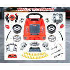 Little Mechanic: 61 - Piece Kids Truck Engine Toy Set, Educational Car Maintenance Play for Ages 3 - 5 Years| Educational STEM Workshop - GiftMira
