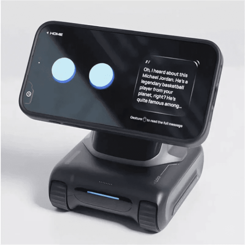 LOOi Smart Desktop Robot – AI Mobile Assistant with Face Recognition & Wireless Charging - GiftMira