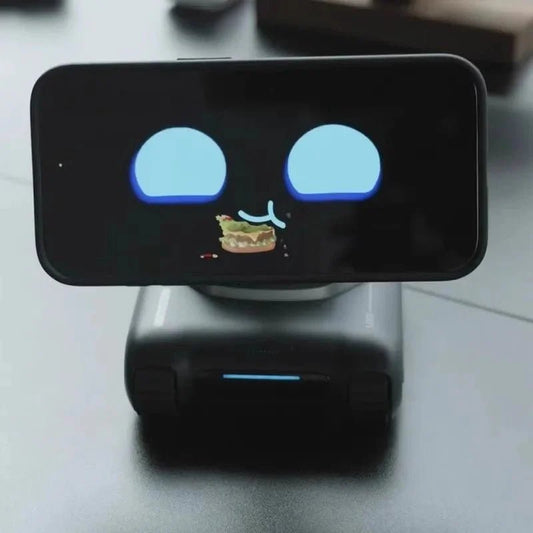 LOOi Smart Desktop Robot – AI Mobile Assistant with Face Recognition & Wireless Charging - GiftMira