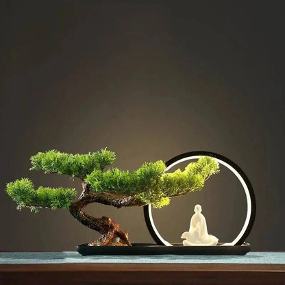 Luminous LED Artificial Bonsai Tree – Smart Interior Landscape & Living Room Decor - GiftMira