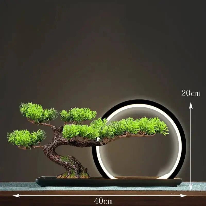 Luminous LED Artificial Bonsai Tree – Smart Interior Landscape & Living Room Decor - GiftMira
