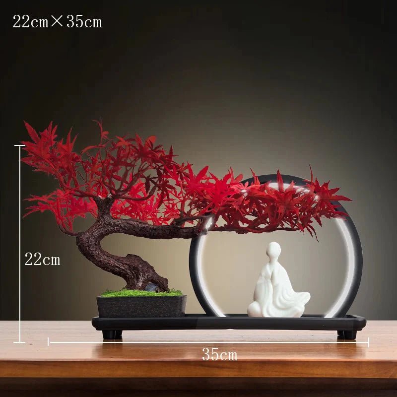 Luminous LED Artificial Bonsai Tree – Smart Interior Landscape & Living Room Decor - GiftMira