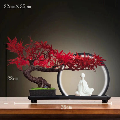 Luminous LED Artificial Bonsai Tree – Smart Interior Landscape & Living Room Decor - GiftMira