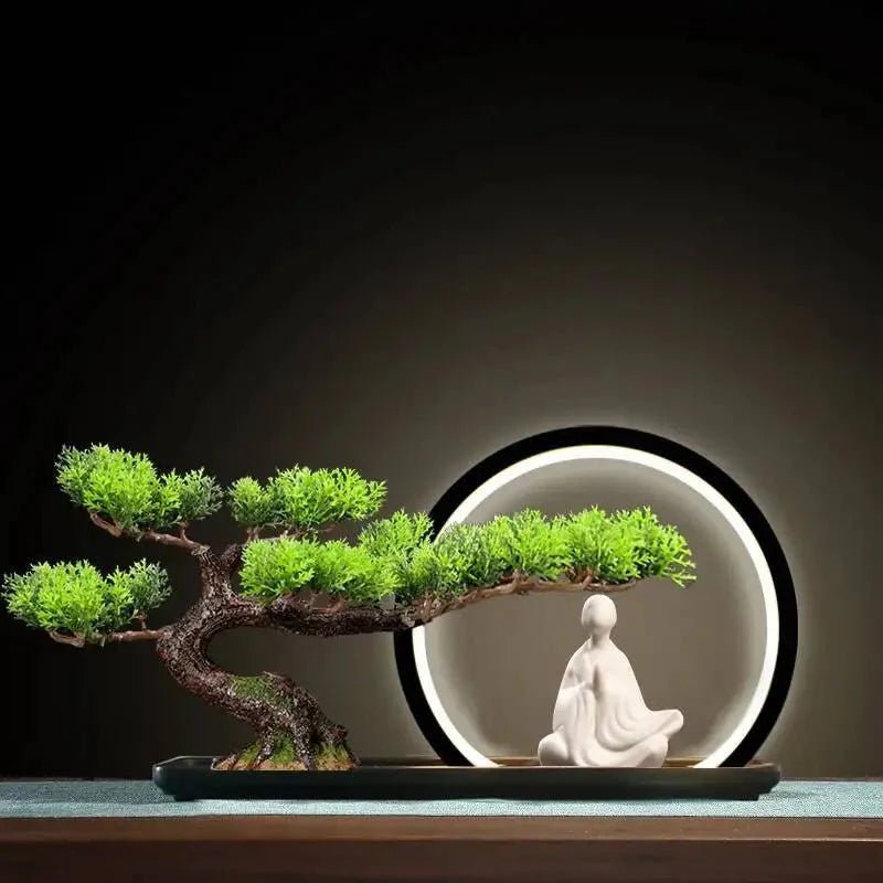 Luminous LED Artificial Bonsai Tree – Smart Interior Landscape & Living Room Decor - GiftMira