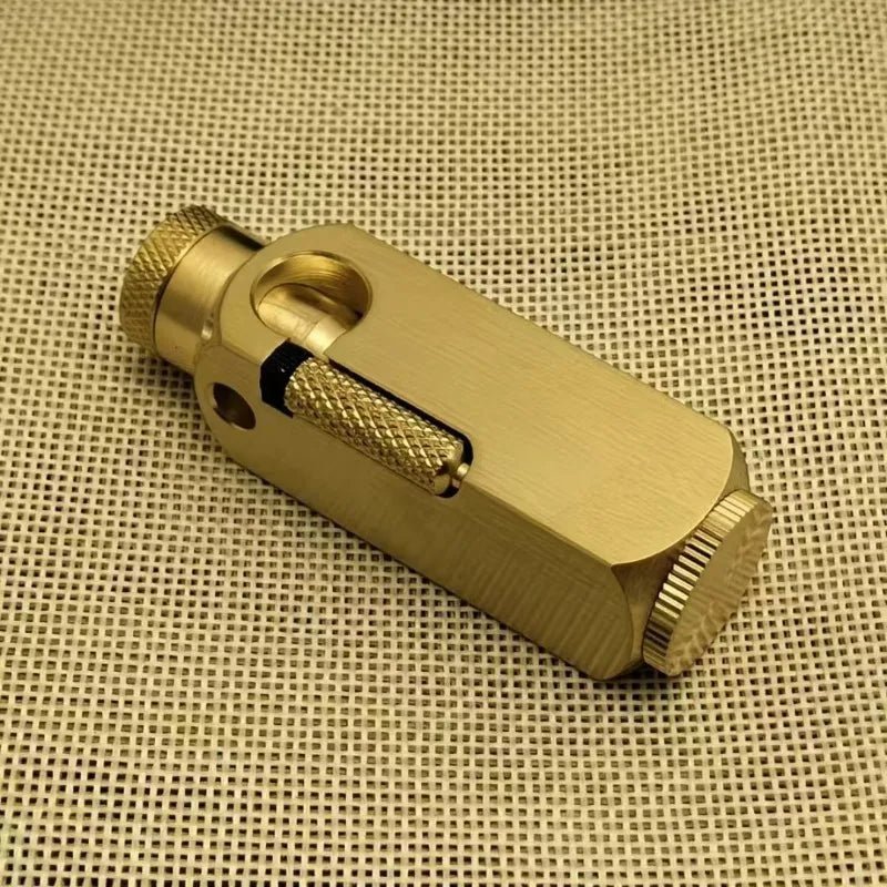 Luxury Far Eastern Brass Lighter – Premium Heavy - Duty Windproof Pocket Lighter - GiftMira