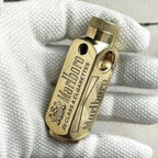 Luxury Japanese Brass Lighter – Premium Heavy - Duty Windproof Pocket Lighter - GiftMira