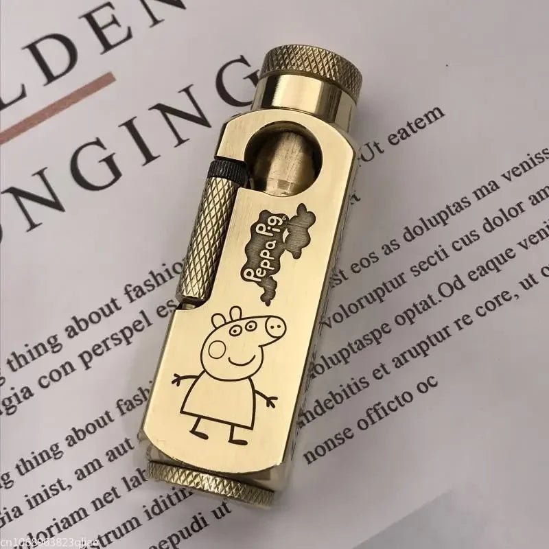 Luxury Japanese Brass Lighter – Premium Heavy - Duty Windproof Pocket Lighter - GiftMira