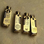 Luxury Japanese Brass Lighter – Premium Heavy - Duty Windproof Pocket Lighter - GiftMira