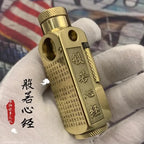 Luxury Japanese Brass Lighter – Premium Heavy - Duty Windproof Pocket Lighter - GiftMira