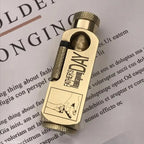 Luxury Japanese Brass Lighter – Premium Heavy - Duty Windproof Pocket Lighter - GiftMira