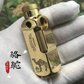 Luxury Japanese Brass Lighter – Premium Heavy - Duty Windproof Pocket Lighter - GiftMira