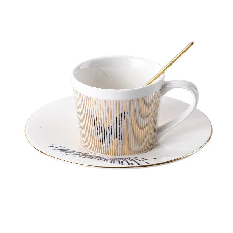 Luycho Anamorphic Mirror Reflection Cup | Locomotion Series Coffee & Tea Set - GiftMira