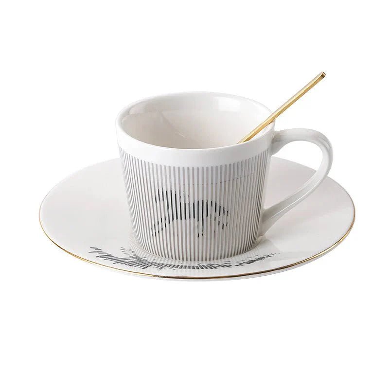 Luycho Anamorphic Mirror Reflection Cup | Locomotion Series Coffee & Tea Set - GiftMira