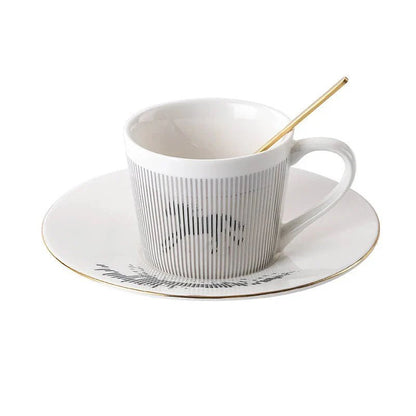 Luycho Anamorphic Mirror Reflection Cup | Locomotion Series Coffee & Tea Set - GiftMira