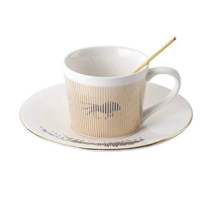 Luycho Anamorphic Mirror Reflection Cup | Locomotion Series Coffee & Tea Set - GiftMira