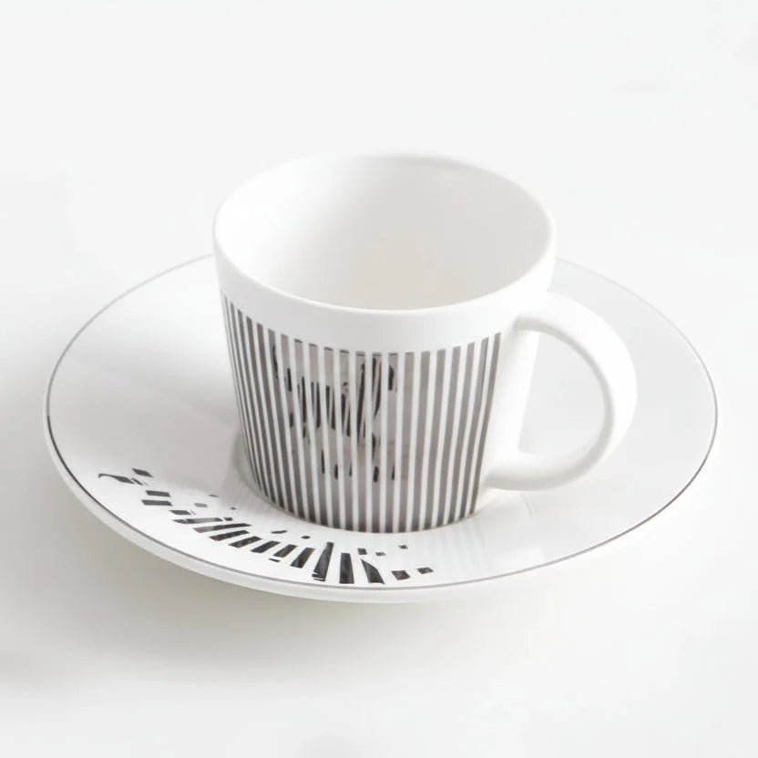 Luycho Anamorphic Mirror Reflection Cup | Locomotion Series Coffee & Tea Set - GiftMira