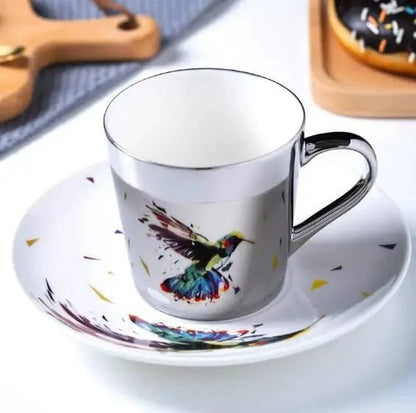 Luycho Anamorphic Mirror Reflection Cup | Locomotion Series Coffee & Tea Set - GiftMira