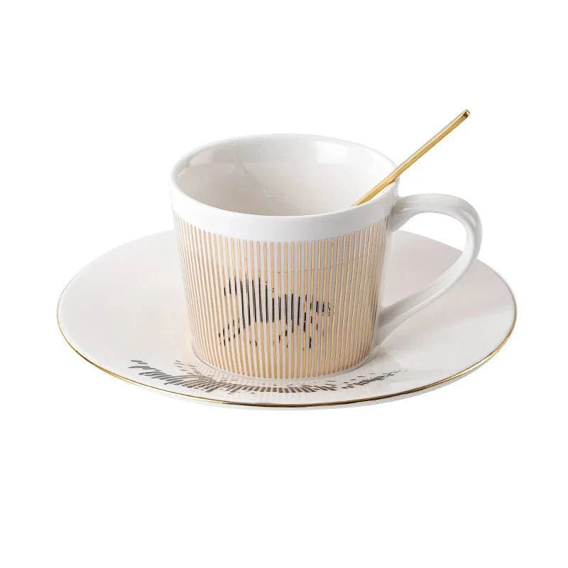 Luycho Anamorphic Mirror Reflection Cup | Locomotion Series Coffee & Tea Set - GiftMira