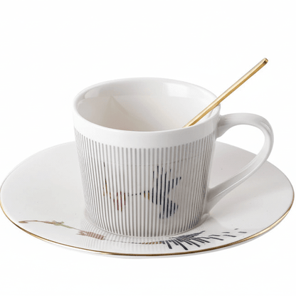 Luycho Anamorphic Mirror Reflection Cup | Locomotion Series Coffee & Tea Set - GiftMira