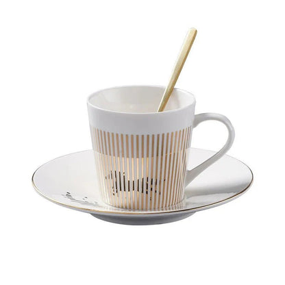 Luycho Anamorphic Mirror Reflection Cup | Locomotion Series Coffee & Tea Set - GiftMira