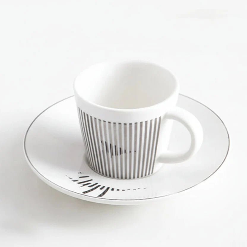 Luycho Anamorphic Mirror Reflection Cup | Locomotion Series Coffee & Tea Set - GiftMira
