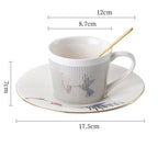Luycho Anamorphic Mirror Reflection Cup | Locomotion Series Coffee & Tea Set - GiftMira