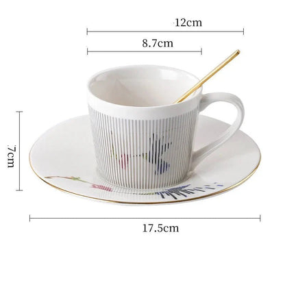 Luycho Anamorphic Mirror Reflection Cup | Locomotion Series Coffee & Tea Set - GiftMira