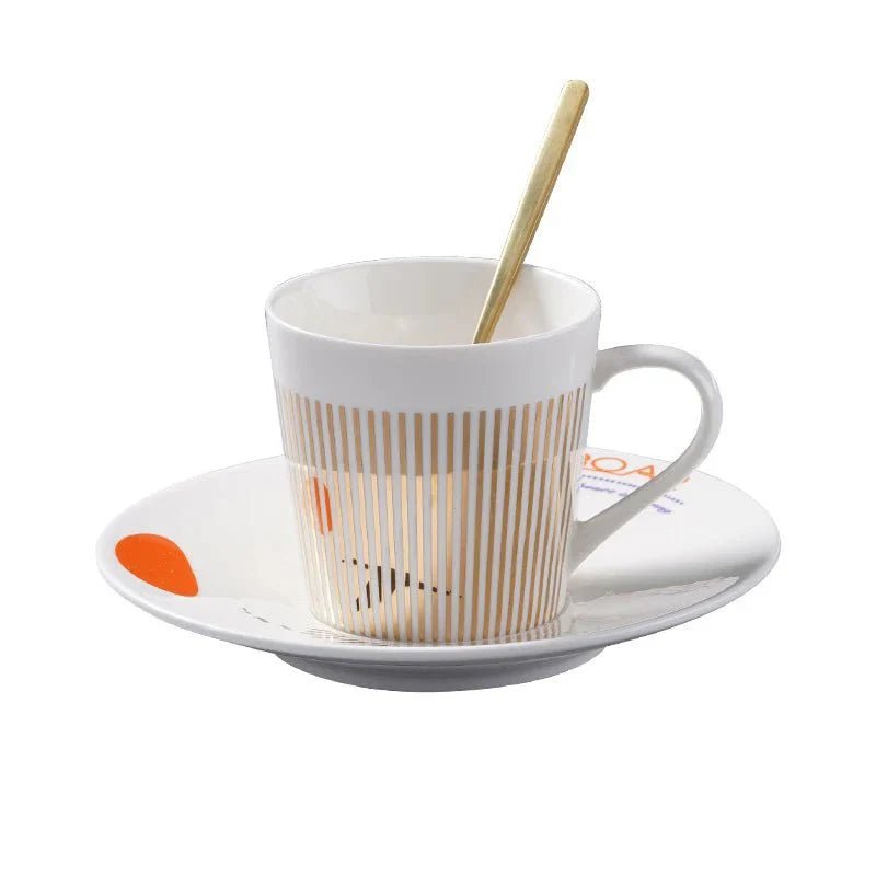 Luycho Anamorphic Mirror Reflection Cup | Locomotion Series Coffee & Tea Set - GiftMira