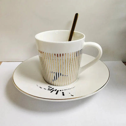 Luycho Anamorphic Mirror Reflection Cup | Locomotion Series Coffee & Tea Set - GiftMira