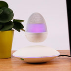 Magnetic Levitating Bluetooth Speaker – 360° Rotation RGB LED Floating Wireless Speaker - GiftMira