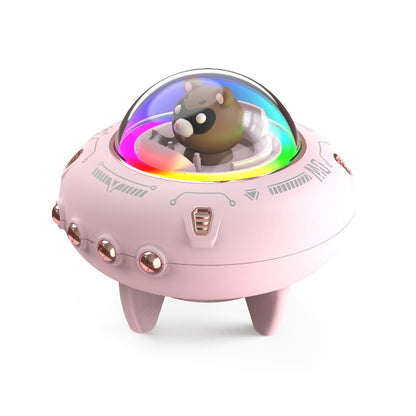 Magnetic Levitating Bluetooth Speaker – UFO Orb 360° Rotation RGB LED Floating Wireless Speaker - GiftMira