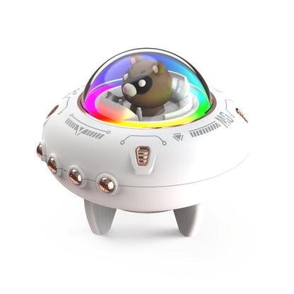 Magnetic Levitating Bluetooth Speaker – UFO Orb 360° Rotation RGB LED Floating Wireless Speaker - GiftMira