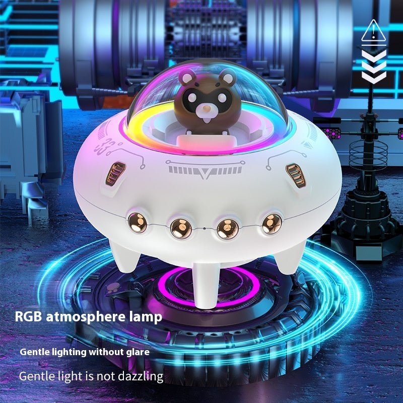 Magnetic Levitating Bluetooth Speaker – UFO Orb 360° Rotation RGB LED Floating Wireless Speaker - GiftMira