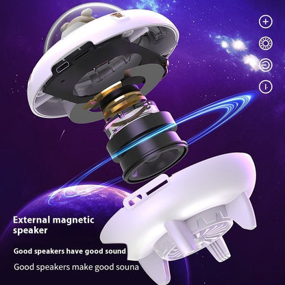 Magnetic Levitating Bluetooth Speaker – UFO Orb 360° Rotation RGB LED Floating Wireless Speaker - GiftMira