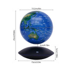 Magnetic Levitating Globe 6 - Inch LED Light 360° Floating World Map Desk Decor Gift - GiftMira